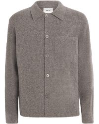 NN07 - Wool-Blend Jonas Cardigan - Lyst