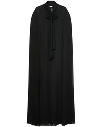 Marina Rinaldi - Chiffon Tie-Neck Cape - Lyst