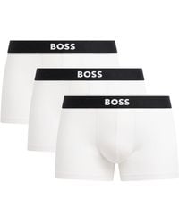 BOSS - Stretch-Cotton One Trunks - Lyst