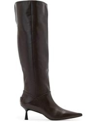 AllSaints - Leather Odyssey Knee-High Boots 60 - Lyst