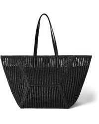 Brunello Cucinelli - Techno Raffia Knit Bc Duo Tote Bag - Lyst