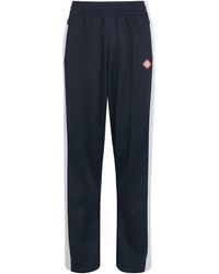 CASABLANCA - Cotton Pinstripe Panelled Track Trousers - Lyst