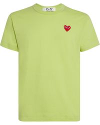 COMME DES GARÇONS PLAY - Heart Logo T-Shirt - Lyst