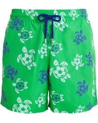 Vilebrequin - Football Turtle Print Moorea Swim Shorts - Lyst