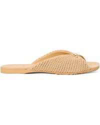 Loewe - X Paula's Ibiza Woven Pebble Slides - Lyst