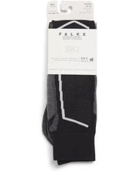 FALKE - Virgin Wool-Blend Sk2 Skiing Socks - Lyst