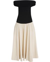 Jonathan Simkhai - Off-The-Shoulder Adaline Midi Dress - Lyst