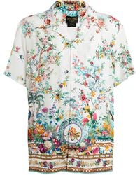 Camilla - Modal Floral Short-sleeve Shirt - Lyst