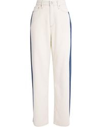 Rag & Bone - Featherweight Logan Mid-Rise Wide-Leg Jeans - Lyst