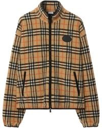 Burberry - Jacket With A Distinctive Check Pattern - Lyst