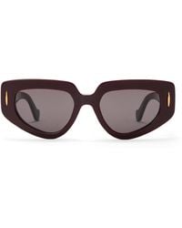 Loewe - Small Butterfly Screen Sunglasses - Lyst