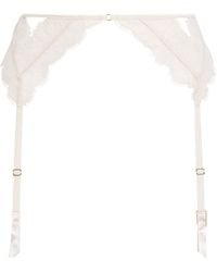 Kiki de Montparnasse - Lace-Insert Garter Belt - Lyst