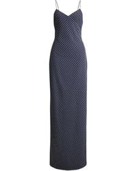 Ralph Lauren - Wool Stripe Caitlin Maxi Dress - Lyst