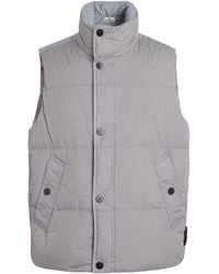 Stone Island - Down-Fill Crinkle Reps Ny Gilet - Lyst