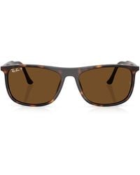 Ray-Ban - Rb2216 Rectangle Sunglasses - Lyst