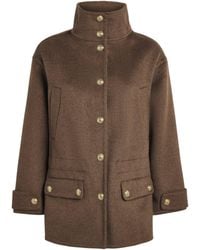 Sandro - Wool-Blend Coat - Lyst