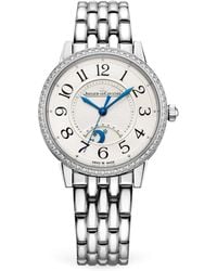 Jaeger-lecoultre - Medium Stainless Steel And Diamond Rendez-Vous Night & Day Watch - Lyst