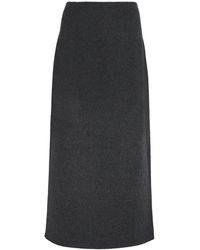 Lafayette 148 New York - Wool-Cashmere Midi Skirt - Lyst