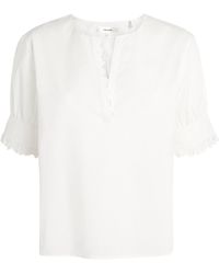 FRAME - The Keepsake Blouse - Lyst