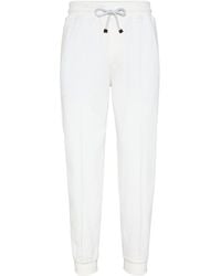 Brunello Cucinelli - Cotton French Terry Sweatpants - Lyst