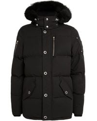 Moose Knuckles - Shearling-Collar Puffer Jacket - Lyst