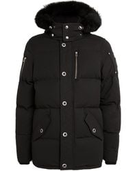 Moose Knuckles - Shearling-Collar Puffer Jacket - Lyst