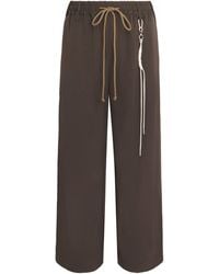 Song For The Mute - Wide-Leg Drawstring Trousers - Lyst