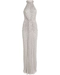 Jenny Packham - Sequinned Whisper Gown - Lyst