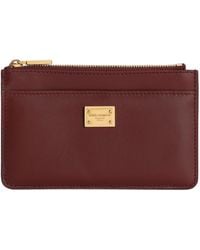 Dolce & Gabbana - Plongé Calfskin Card Holder - Lyst