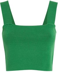 Maje - Knitted Crop Top - Lyst