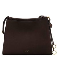 Alaïa - Medium Nubuck Le Click Square Shoulder Bag - Lyst