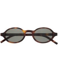Saint Laurent - Acetate Sl M161 Oval Sunglasses - Lyst