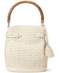 Ralph Lauren - Small Leather The Ralph Bucket Bag - Lyst