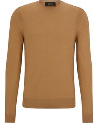 BOSS - Wool-Silk-Cashmere Sweater - Lyst