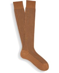 Zegna - Cotton-blend Foliage Socks - Lyst