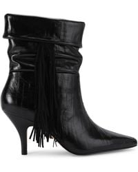 Kurt Geiger - Leather Piccadilly Slouch Boots - Lyst