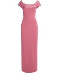 Solace London - Crepe Adele Maxi Dress - Lyst