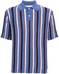 Marni - Cotton Striped Polo Shirt - Lyst