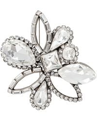 McQueen - Embellished Chandelier Brooch - Lyst
