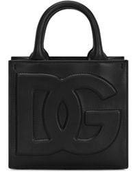 Dolce & Gabbana - Mini Leather Dg Daily Tote Bag - Lyst