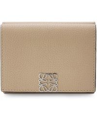 Loewe - Leather Anagram Trifold Wallet - Lyst