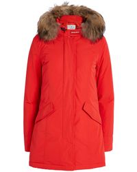 Woolrich Fur-trim Arctic Parka - Red