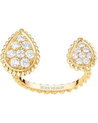 Boucheron - And Diamond Serpent Bohème Motif Ring - Lyst