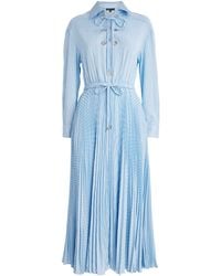Maje - Poplin Stripe Maxi Shirt Dress - Lyst