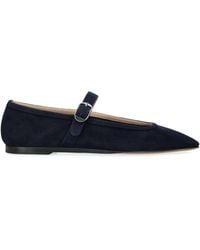 Le Monde Beryl - Suede Mary Jane Ballet Flats - Lyst