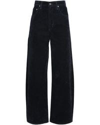 Agolde - Cotton-Blend Velvet Low Curve Jeans - Lyst