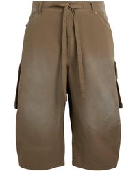 424 - Cotton Cargo Bermuda Shorts - Lyst