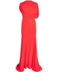 Alex Perry - Jersey Draped Gown - Lyst