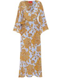La DoubleJ - Silk Wrap Dress - Lyst