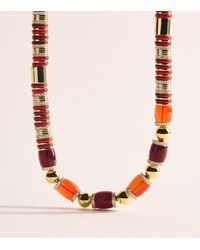 Eddie Borgo - Plated Amber, Carnelian And Pavé Crystal Patch Necklace - Lyst